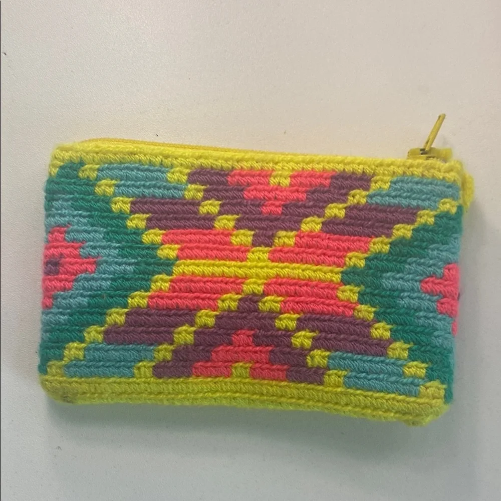 Colorful Woven Pouch Set - Picture 2 of 4